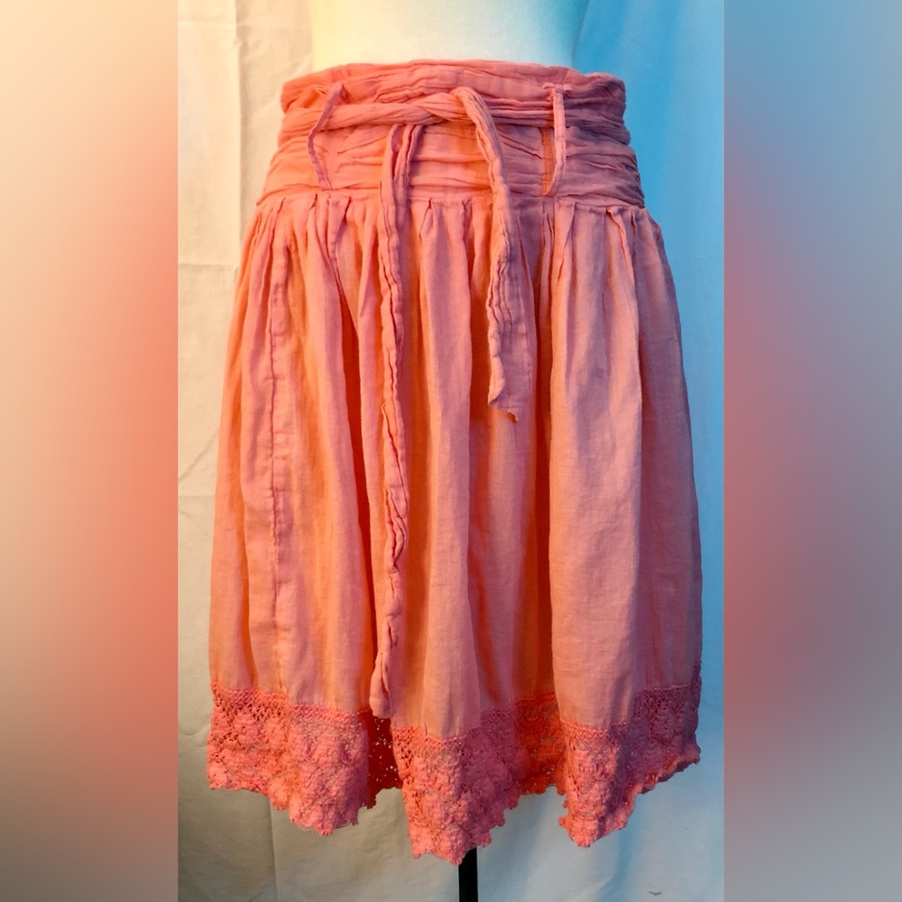 Nordstrom Lucky & Coco Women’s Bohemian Salmon Skirt size Large